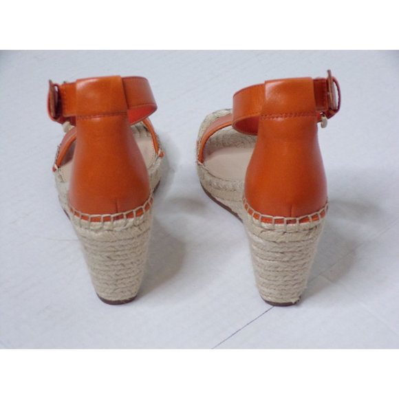 🆕 VINCE CAMUTO Meddrina Espadrille Wedge Ankle Strap Sandal Shoes 6.5 - Picture 8 of 11